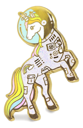 Pin De Unicornio Esmalte Astronauta Espacio Unicornio En Un 