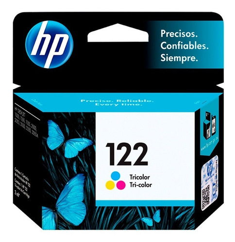 Imagen 2 de 5 de Cartucho Hp 122 Color Nuevo En Caja Original