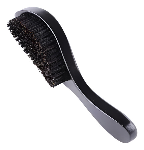 Escova Hard Para Waves 360 Profissional Ondulada Premium Cor Preto