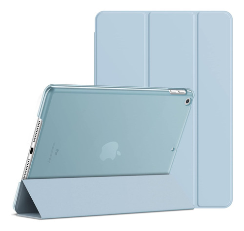 Funda iPad 10.2 Jetech Con Soporte Alto Azul Claro
