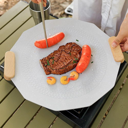 Plato Multiusos Para Barbacoa, Utensilios De Cocina Lisos
