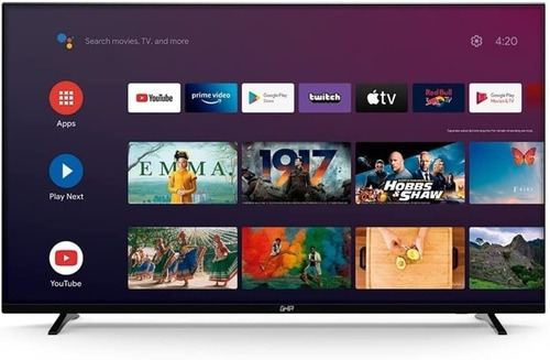 Televisión Smart Ghia Android Tv Certified de 40" Pulgadas Full HD 1080P 60 Hz Modelo G40ATV22