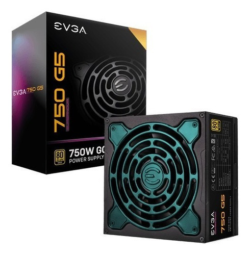 Fuente Poder Evga Supernova 750 G5 750w Atx 20+4 Pines Color Negro