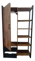 Comprar Ropero Industrial Turim Dk Placar Armario 185x130x55 Laquead Nogal