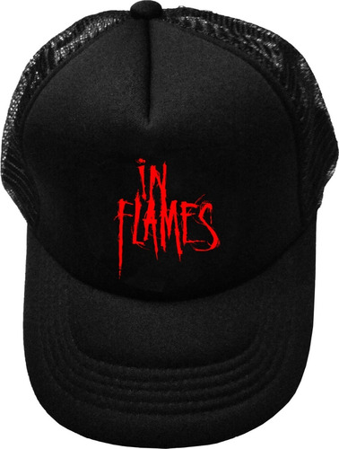 Gorra Malla In Flames Rock Metal Estampada Tv Urbanoz