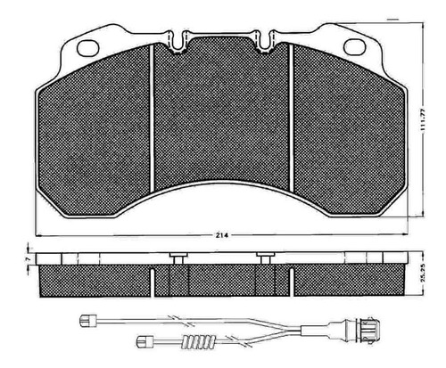 Pastilla De Freno Nissan Eco T100 - T130 - T200 97/ Delanter