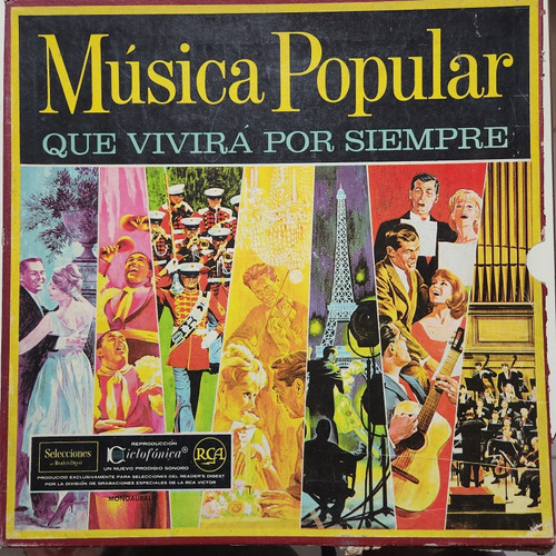 Coleccion Musica Popular Que Vivirá Por Siempre 10 Discos Jj
