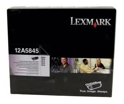 Toner Original Lexmark 125845 Negro