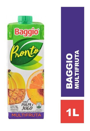 Baggio Pronto Jugo Multifruta X 1 Lts