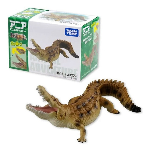 Figura Cocodrilo De Agua Salada As-32 5 Cms - Takara Tomy