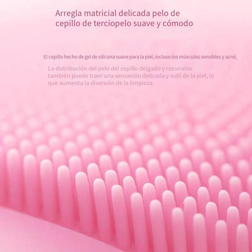 Cepillo Facial Eléctrico, Anti-aging, Masajeador Rosa Claro Rosa Pálido
