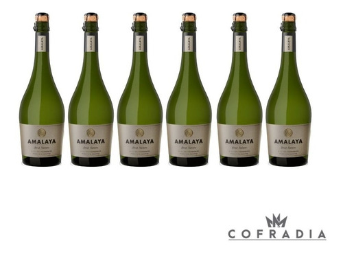 Champagne Amalaya Brut Nature 750 Hess Family Pack X6u 750cc