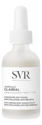 Svr Clairial Suero Concentrado Triple Acción 30ml Antimancha Momento De Aplicación Día/noche Tipo De Piel Sensible