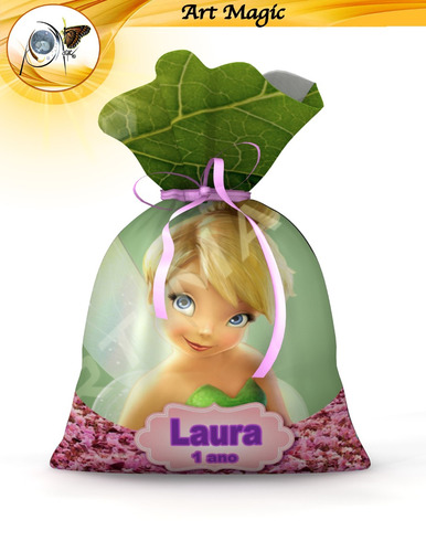 20 Saquinhos Surpresa Tinker Bell 20cmx15cm