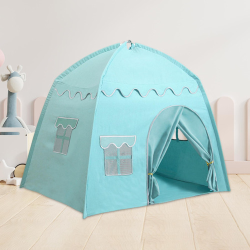 Tienda De Campaña De Hadas Para Niños,, Portátil, Azul