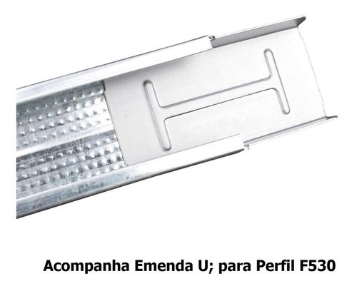 Perfil Canaleta F530 Para Forro De Drywall Pvc
