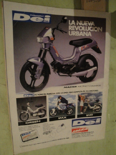 Publicidad Moto Dei Ciclomotor Año 1996