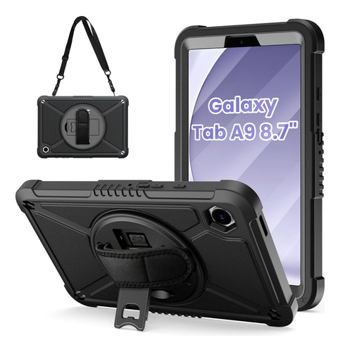 Ztotopcases Funda P/ Samsung Galaxy Tab A9 8.7 Correa Golpes