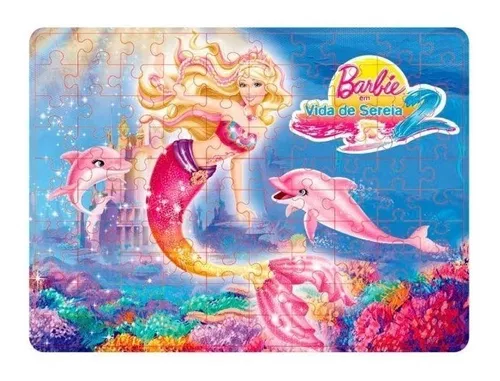 20 Jogo De Tabuleiro Barbie Sereia