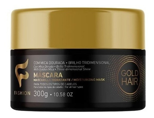 Máscara Capilar Gold Hair C/12 Unidades 300g Fashion