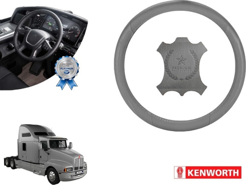 Cubrevolante Gris Trailer Truck Piel Kenworth T600a 2008