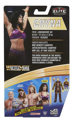Figura Chyna Wwe Elite Wrestlemania Womens Titulo
