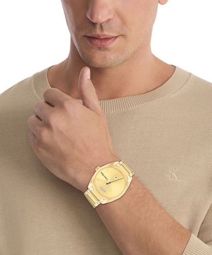 Reloj Calvin Klein Progress Hombre 25200447 Dorado Acero