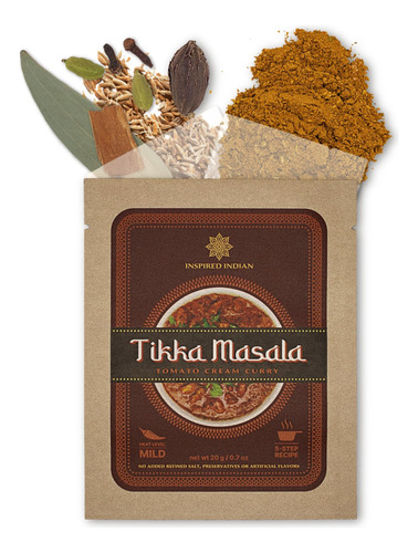 Tikka Masala Y Kit De Especias Enteras  Condimento Tikka De