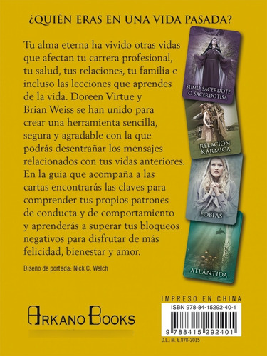 Cartas Oraculo De Las Vidas Pasadas