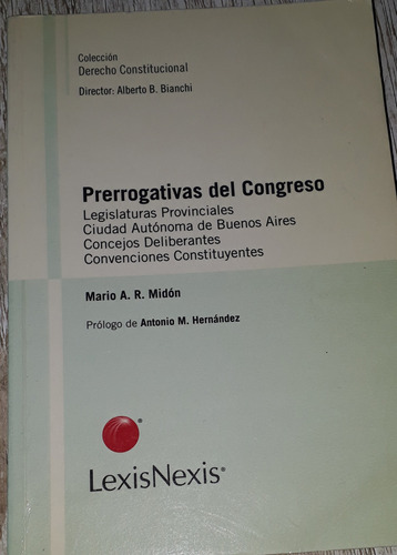 Prerrogativas Del Congreso - Mario Midon