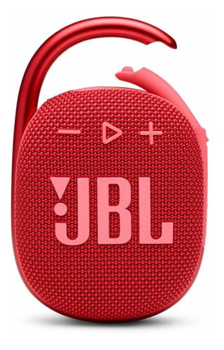 Parlante Portatil Jbl Clip 4 Bluetooth Rojo