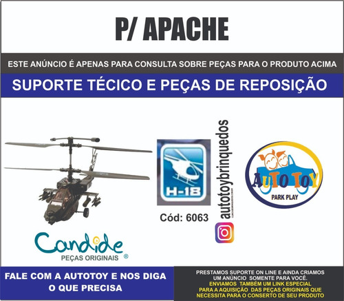 Apache 6063 - H-18 - Candide - Peças De Reposição