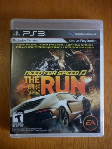 Need For Speed The Run Para Ps-3