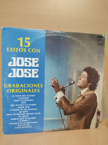 José José - 15 Éxitos Rca - Vinilo Lp Vinyl 