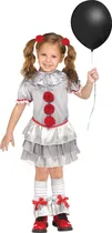 Comprar Disfraz De Niña Payasita Carnevil Clown It Halloween Payaso Eso