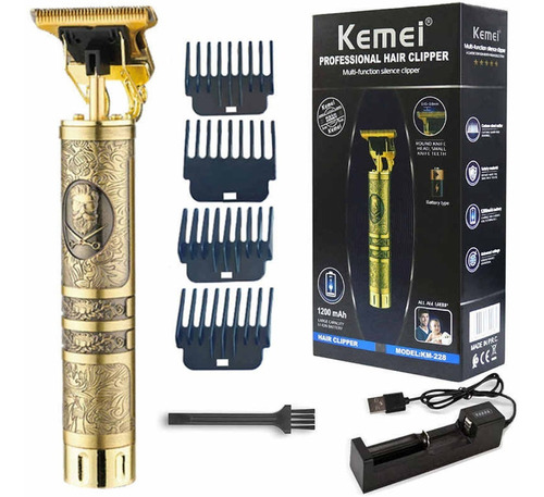 Recortadora Kemei Patillera Km 228 Bronce 110v/240v Febo