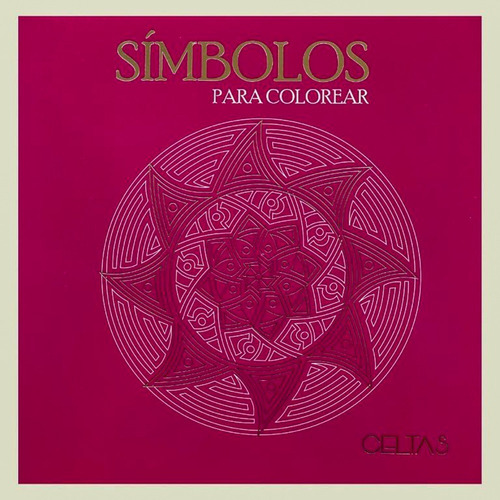 Libro Para Colorear Adultos Mandalas Símbolos Cole. 4libros