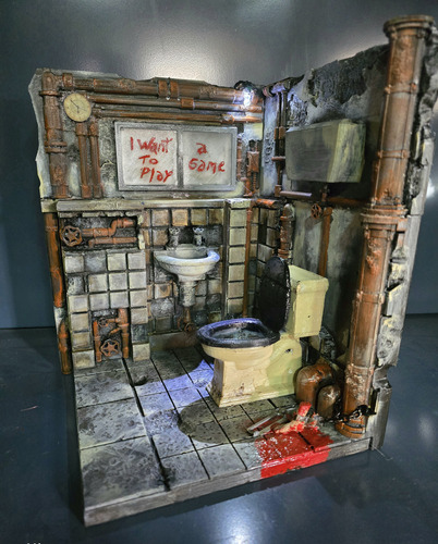 Saw Neca Tamaño Maqueta Diorama Para Escala Neca O Similares