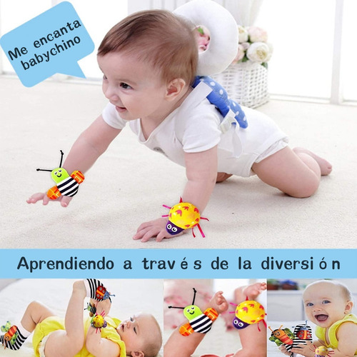 Sonajas Para Bebe Calcetines Juguete Estimulación Temprana