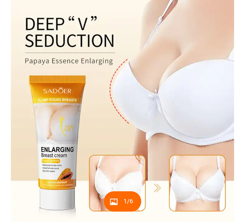 Crema\gel P Busto Aumenta Reafirma Tonifica Reduce Estrías Floral-frutal