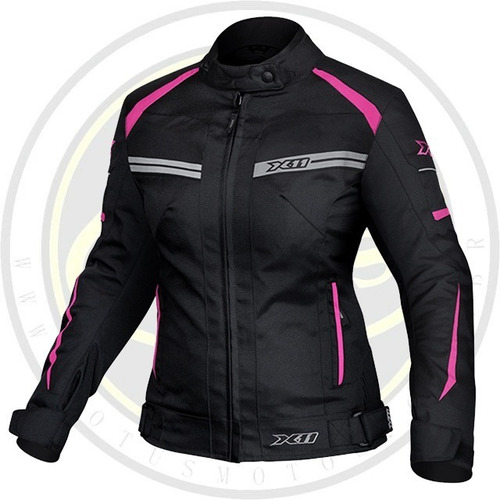 Jaqueta X-11 One 2 Feminina Rosa Proteção Moto Impermeável