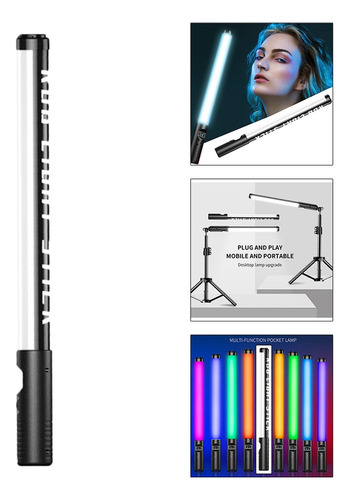 Rgb Led Handheld Luz Fotografia Luz De Vídeo Vara Varinha 7