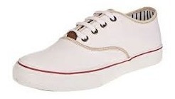 Zapatillas Levis Hombre Nautica Blanco Verd Todos Los Talles