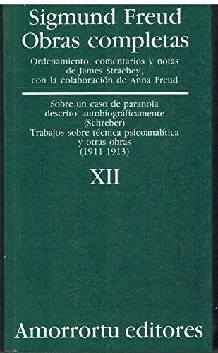 Obras Completas De Sigmund Freud Xii Amorrortu Ediciones (1