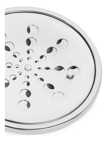 Ralo Redondo Aço Inox 10cm X 10cm E 15cm X 15cm P/ Banheiro