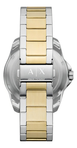 Reloj Hombre Armani Exchange Banks Mix3 Color De La Correa Multicolor Color Del Bisel Negro Color Del Fondo Negro