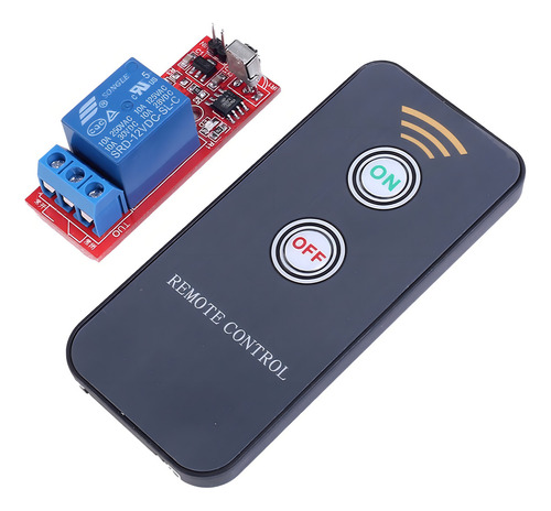 Controle Remoto Ir + Relé 1 Canal 12v-8m Automação Resideal