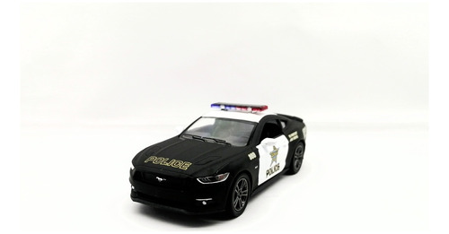 Carro Policía De Colección A Escala Ford Mustang Gt  
