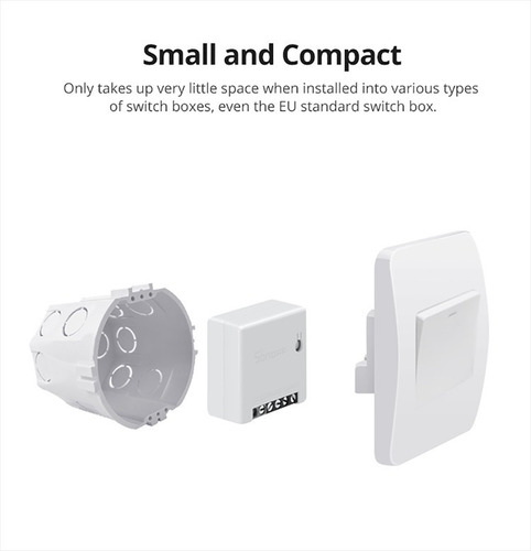 Imagen 4 de 10 de Interruptor Wifi Sonoff Mini R2 C/bornera Para Llave Externa
