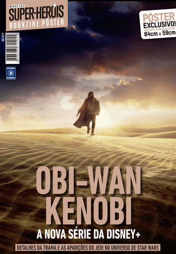 Obi-Wan Kenobi - Arte A - Superpôster Mundo dos Super-Heróis, de Editora Europa. Editorial Editora Europa Ltda., capa mole em português, 2022